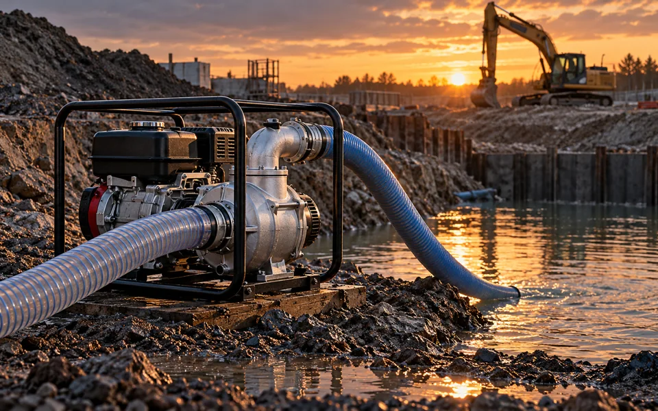 Pumpen & Entwässerungstechnik im professionellen Baustelleneinsatz