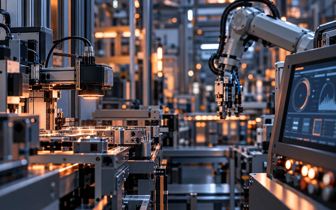 Industrielle Automation mit Robotertechnik
