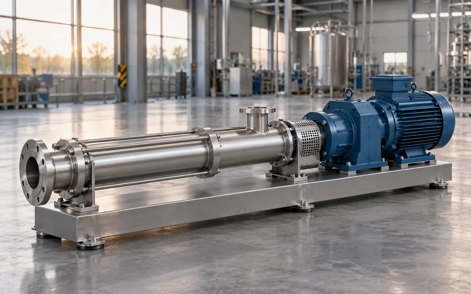 Verdrängerpumpen in industrieller Umgebung