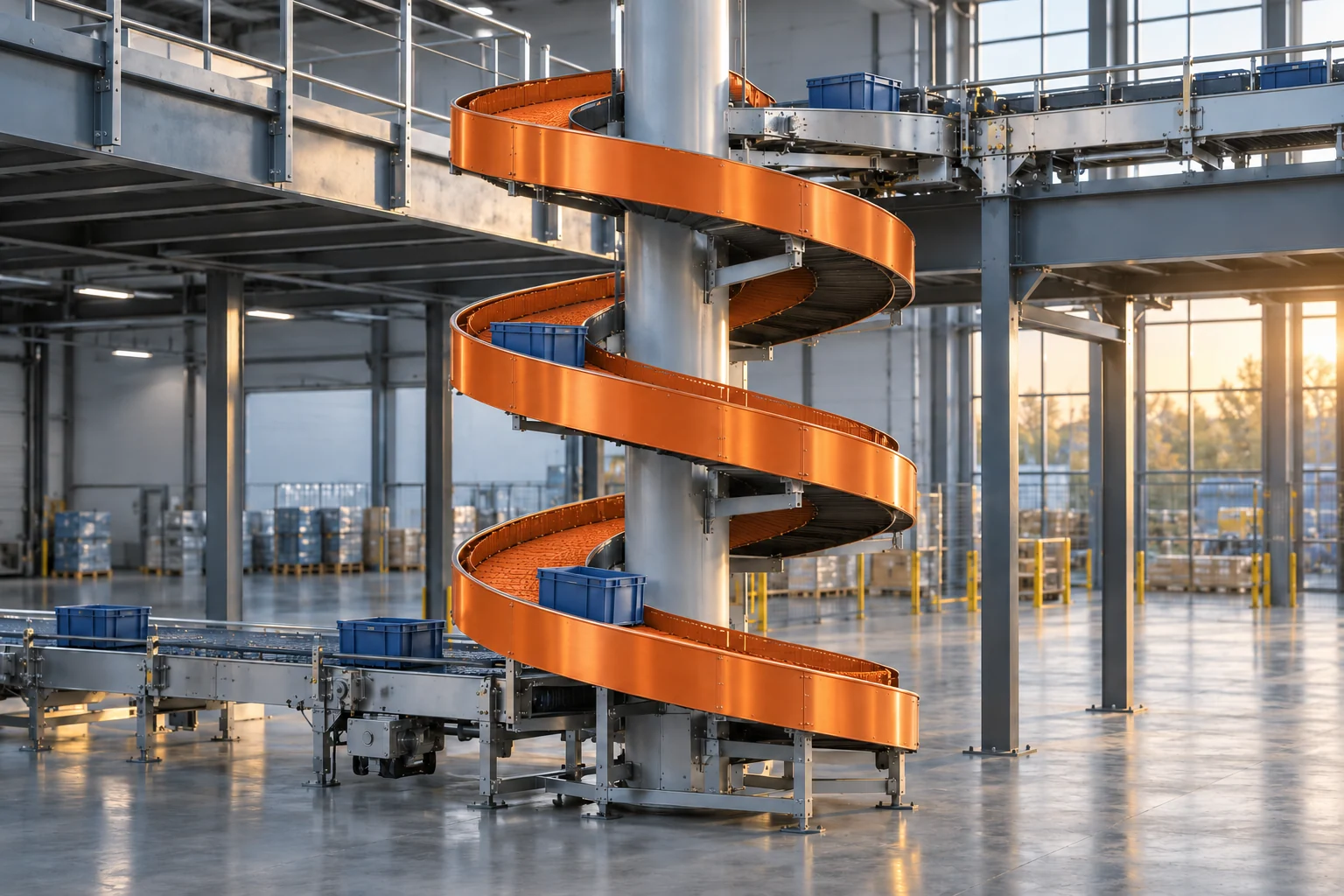 Vertikal- & Höhenfördertechnik – anlagengebundene industrielle Materialförderung