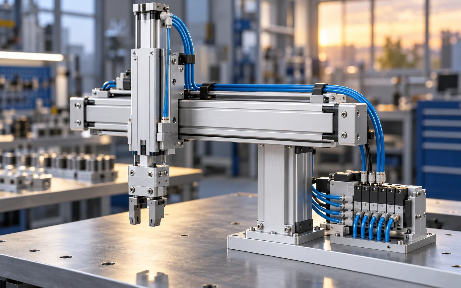 Integrierte Pneumatik- & Systemlösungen in industrieller Umgebung