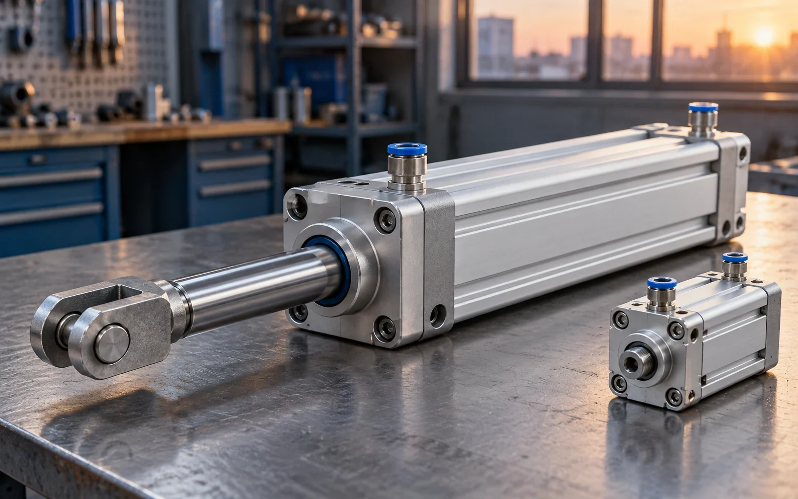 Pneumatikzylinder & Linearantriebe in industrieller Umgebung