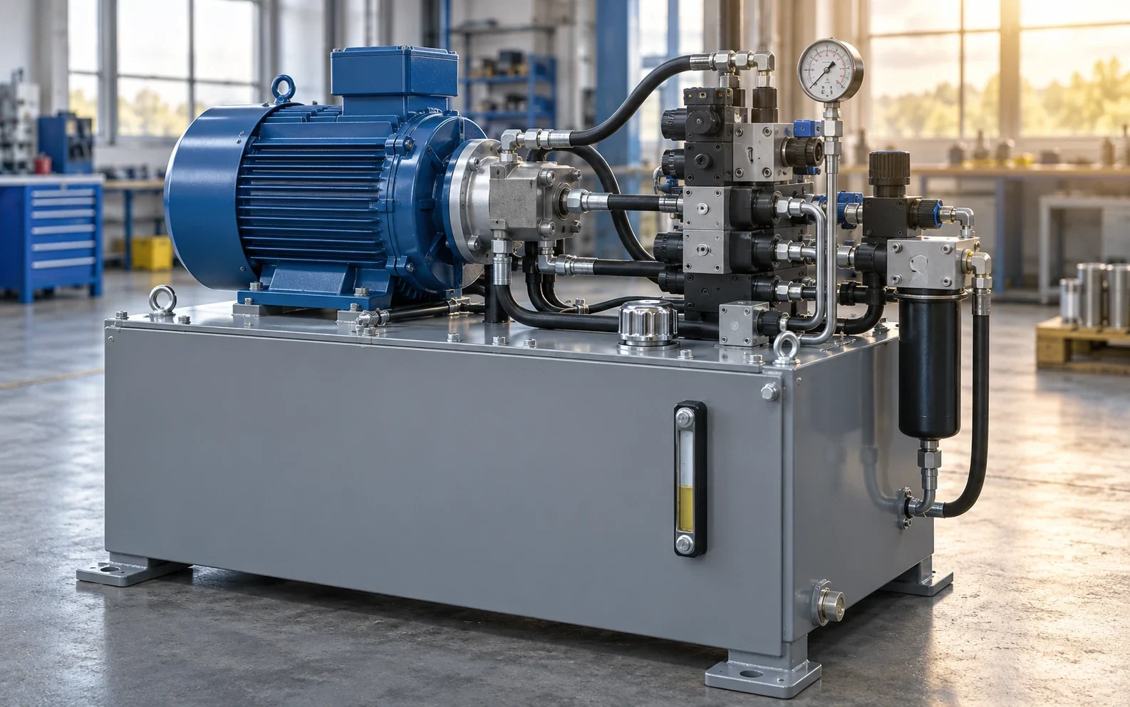 Hydraulikaggregate & Systemlösungen in industrieller Umgebung