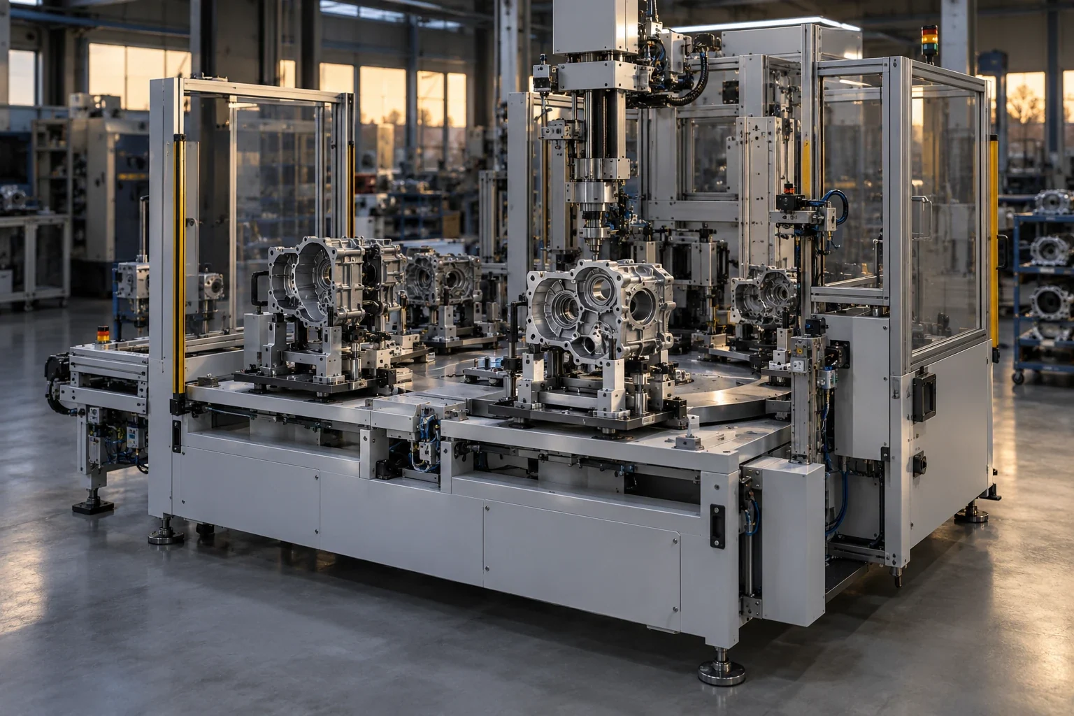 Maschinen- & Komponentenfertigung – kundenspezifische Sondermaschine für industrielle Produktionsprozesse