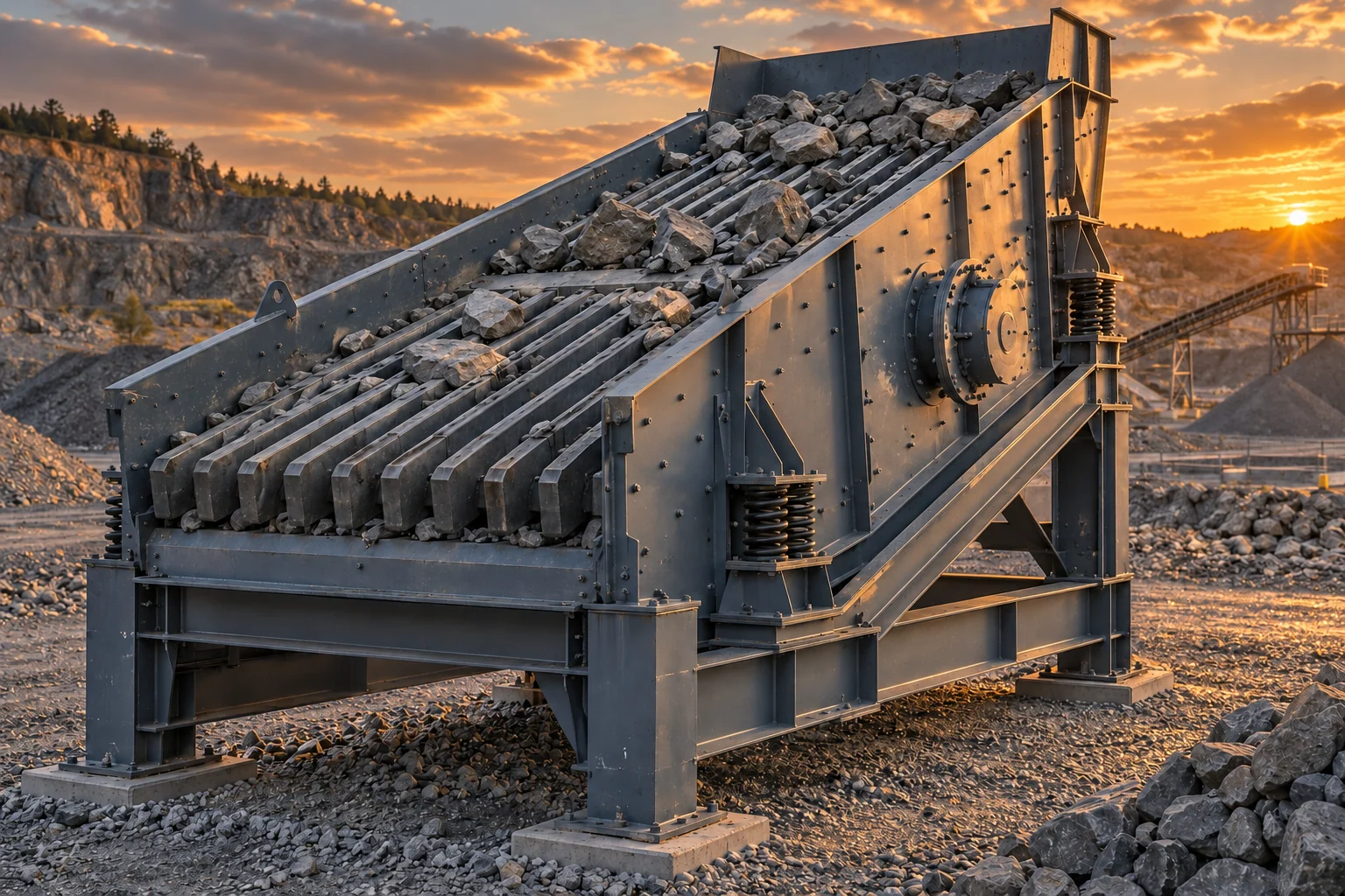 Grob- & Vorsiebanlagen für mineralische Rohstoffe