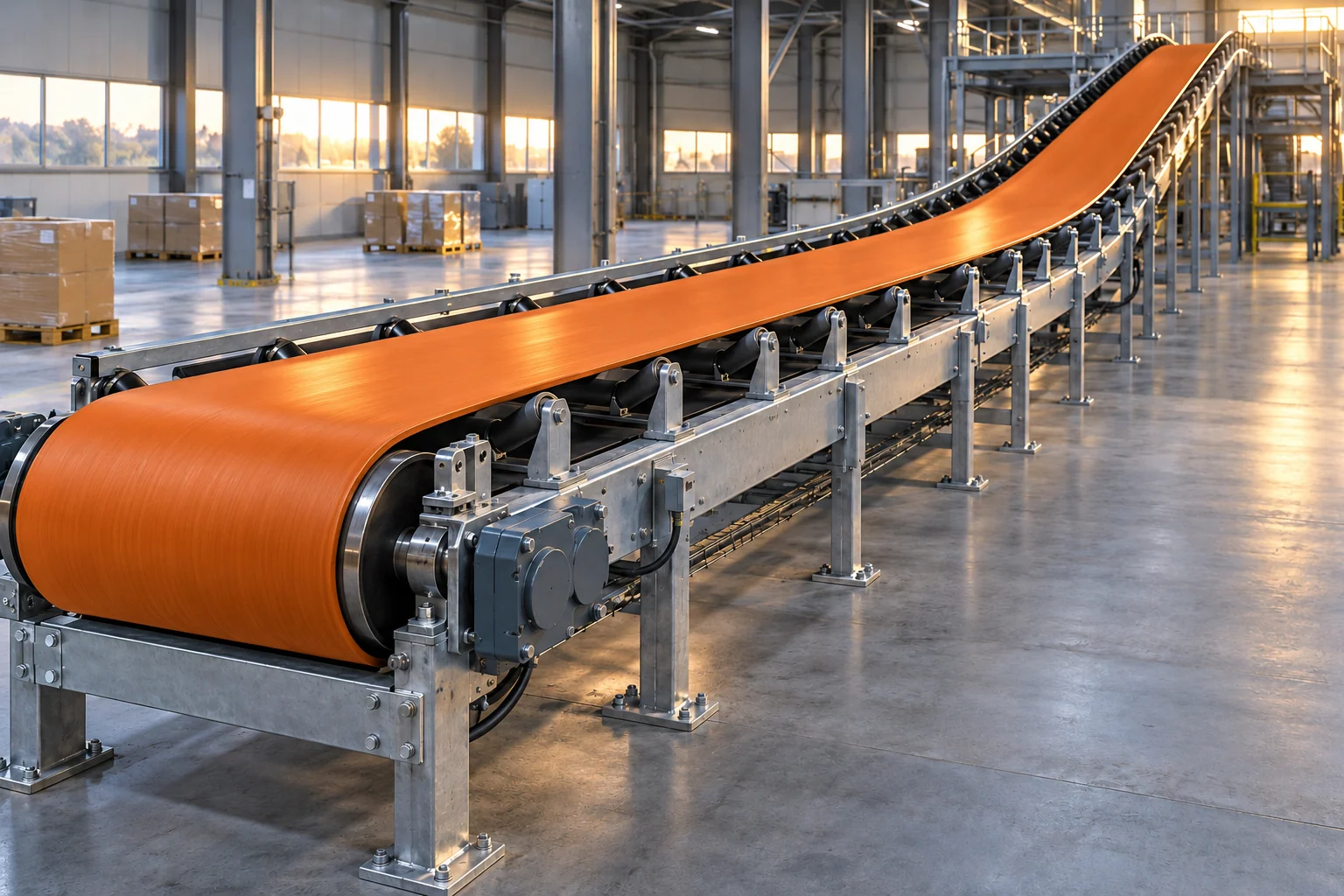 Gurt- & Bandförderanlagen – anlagengebundene industrielle Materialförderung