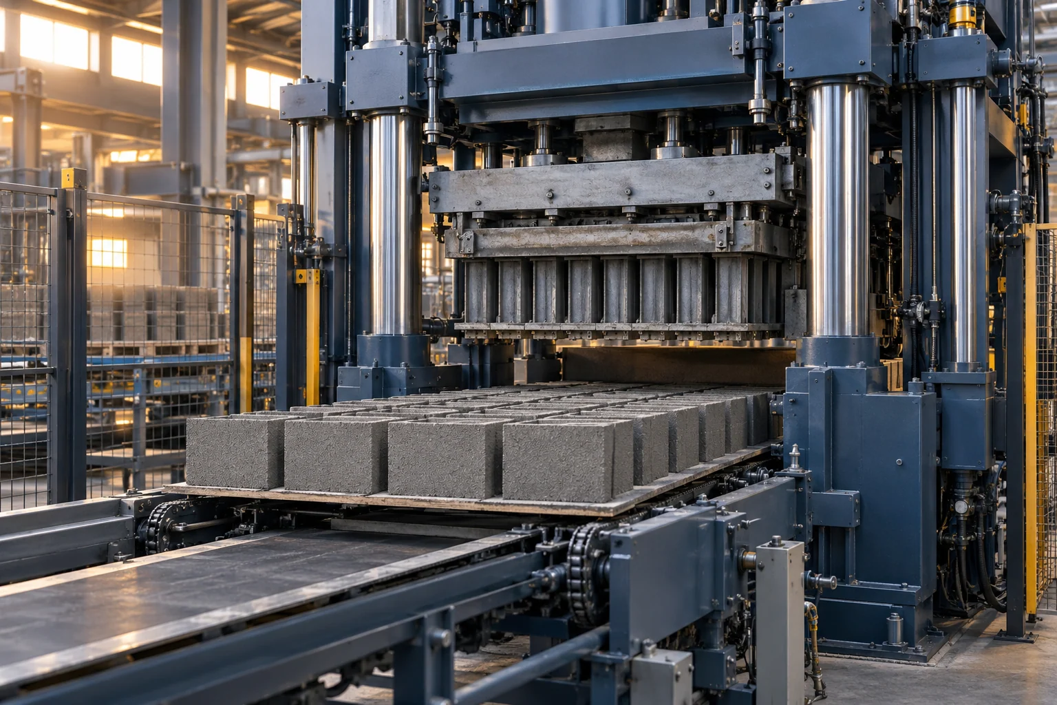 Betonstein- & Pflastersteinanlagen – industrielle Baustoffproduktion