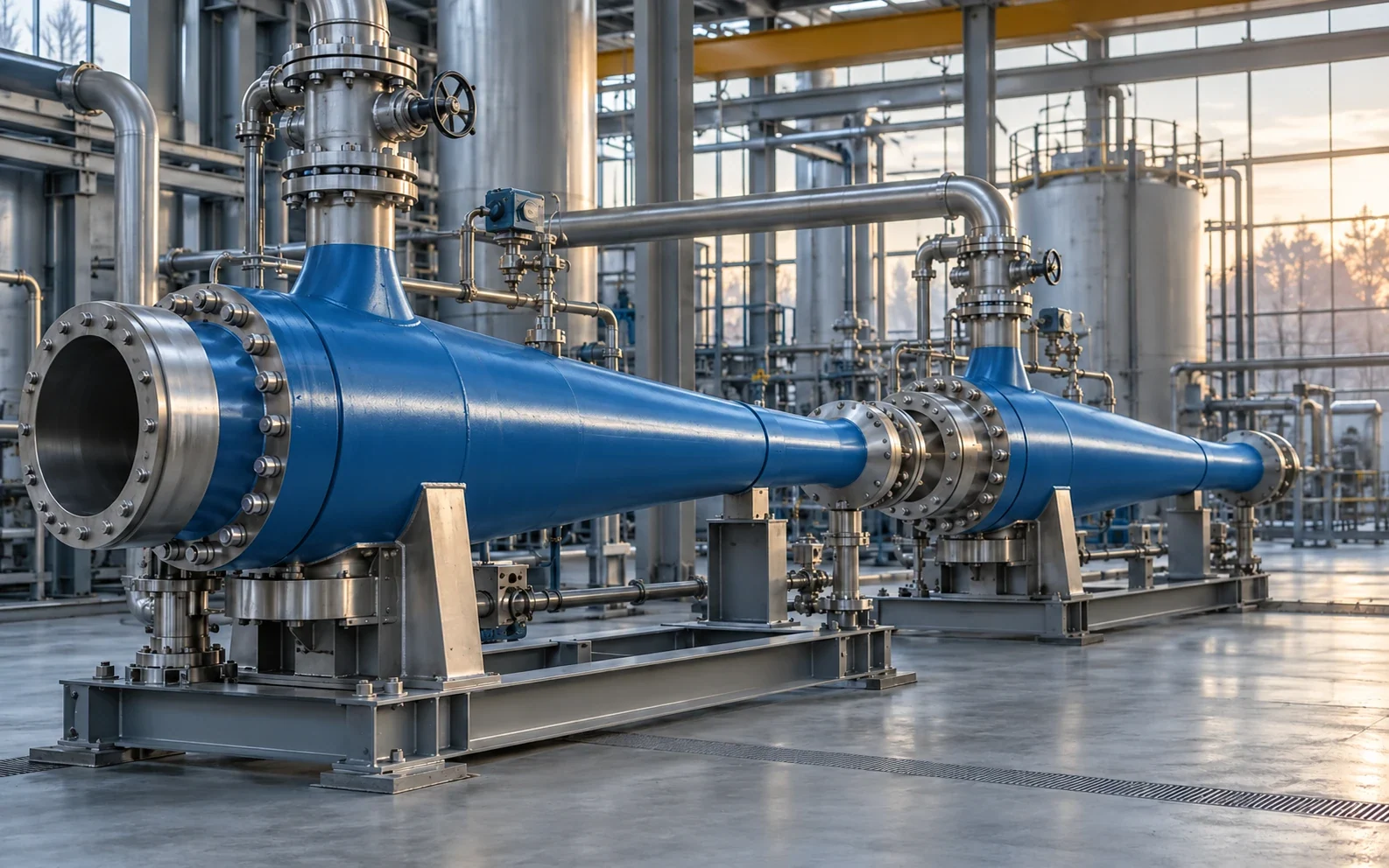 Industrielles Strahlpumpen- und Ejektorsystem