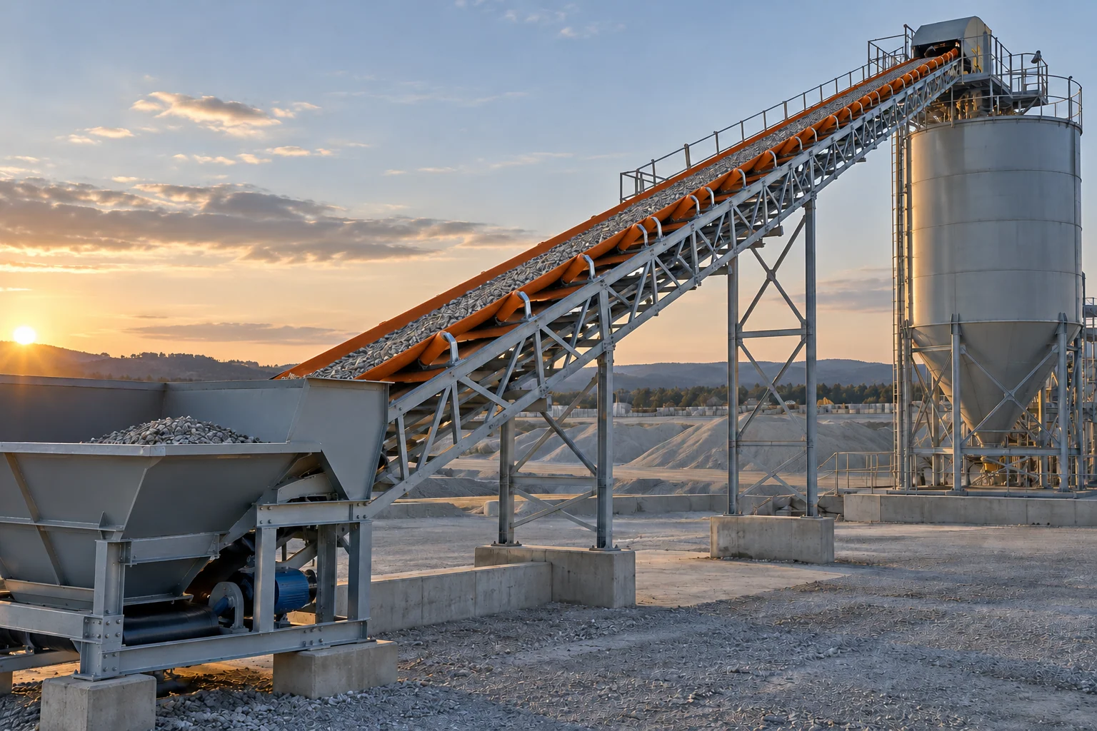 Schüttgutförderanlagen – anlagengebundene industrielle Materialförderung