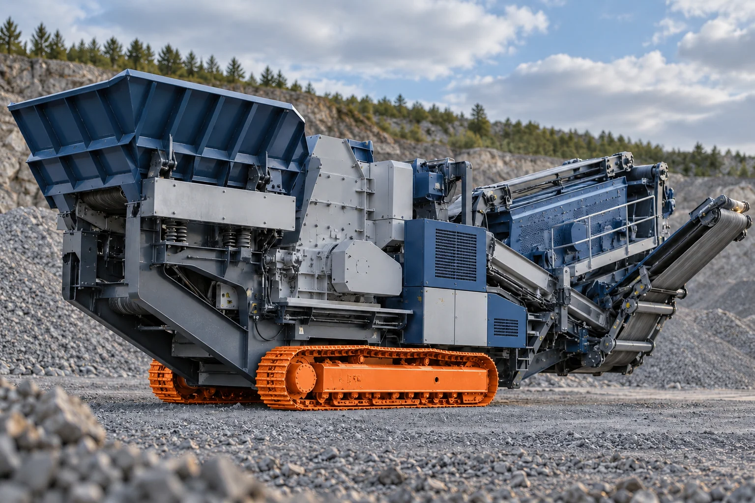 Mobile Sieb- & Brechanlage